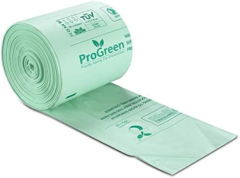 Compostable Trash Bags, Extra Thick, Compost Kitchen Bin Bags, Food Scraps Yard Waste Bags, ASTM D6400 BPI and TÜV AUSTRIA Certified (6 Gallon, Pack of 100) - Image 4