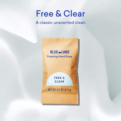 BLUELAND Foaming Hand Soap Refill Tablets, 10-Pack, Fragrance Free - Image 6
