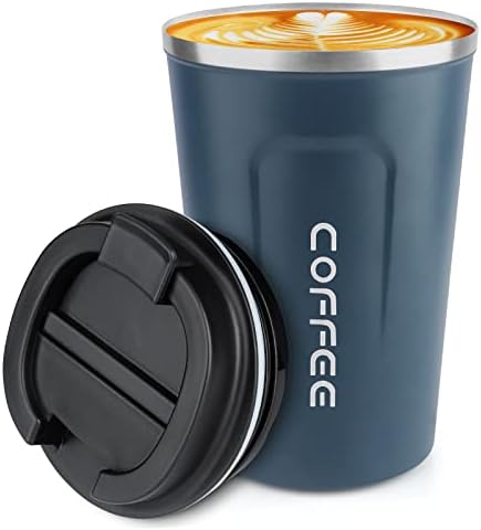 CS COSDDI 12 oz Coffee mug - Stainless Steel Coffee Cup with Leakproof Lid by CSCOSSDI