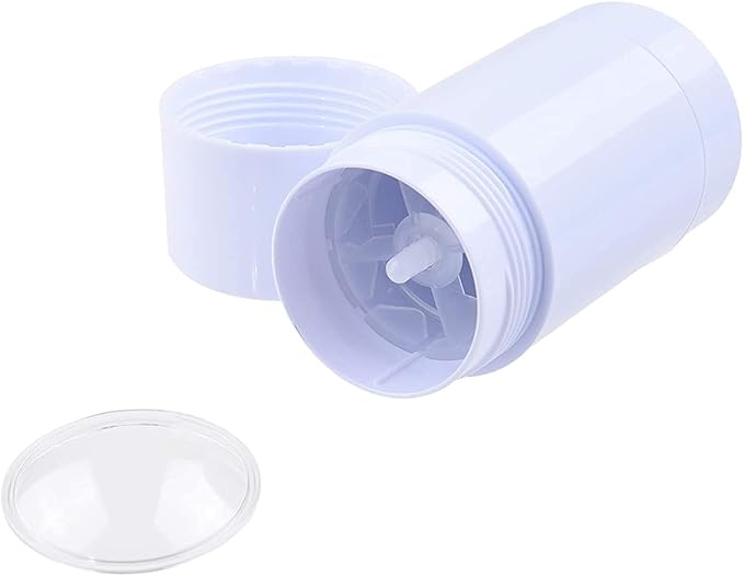Cosmetic Case, 10 Pcs 50ml Empty Deodorant Containers, Twist Up Round Filling Stick, DIY Chapstick Lipstick Tube Refillable, White