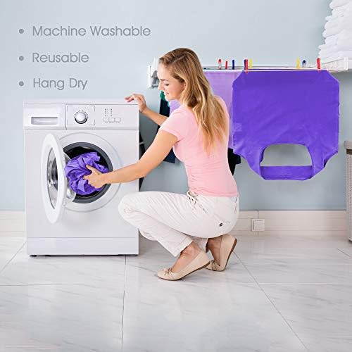 BeeGreen Purple Reusable Grocery Bags Wholesale Purple Reusable Kitchen Bags Bulk Foldable-Machine Washable with Zipper Storage Pouch 20 Packs - Image 5