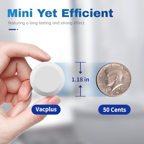 Vacplus Toilet Bowl Cleaner Tablets, 50 Pack, Auto Bleach, Long-Lasting - Image 2