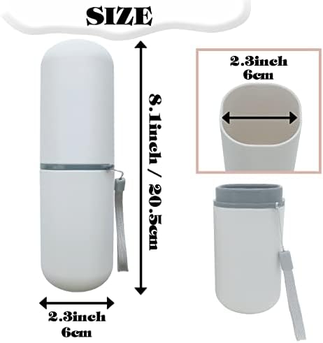 Toothbrush Travel Case, Travel Toothbrush Holder Portable Toothbrush Toothpaste Storage Container for Traveling Business Camping School Bathroom - Image 4