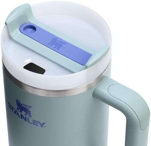 STANLEY Quencher H2.0 Flow State Tumbler, 40 oz, Blue Cactus - Image 2