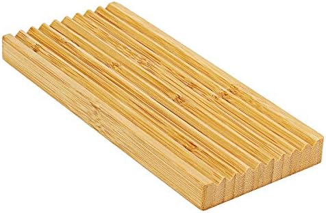 Ouya Bamboo Soap Dish, Bar Soap Holder for Shower Bathroom, Kitchen, Wooden Tray for Soap by Unknown