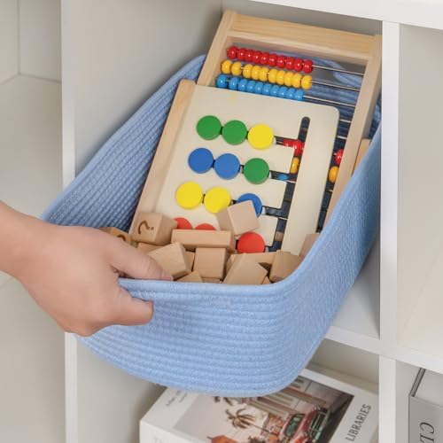 CubesLand Cute and Durable Small Cotton Rope Basket for Organizing - Image 6