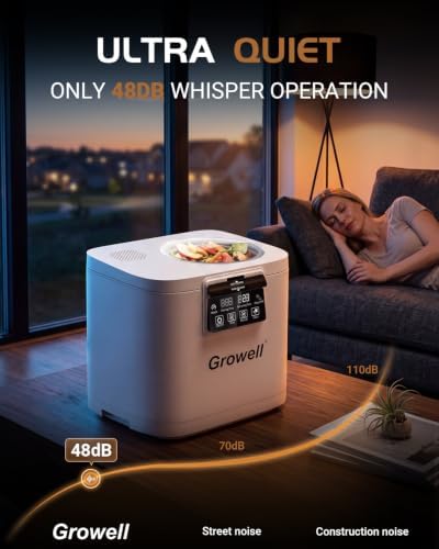 Growell Electric Composter for Kitchen,4L Countertop Food Waste Compost Bin - Image 4