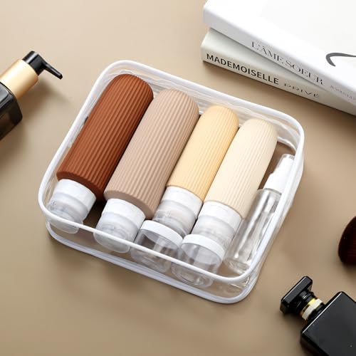 Mrsdry 16 Pack Travel Bottles for Toiletries, 6oz Silicone, Leak Proof, Reusable, Oval, Perfect for Travel, Vacation, Plane Trip, Camp - Image 7