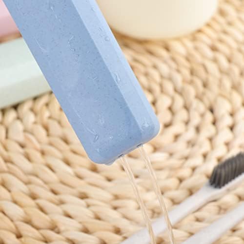 Hooqict 4 Pack Travel Toothbrush Case Portable Travel Toothbrush Holder Plastic Toothbrush Container Protector Cover for Traveling, Camping, Home, School, Business - Image 6