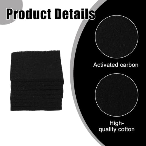 16Pcs Activated Charcoal Purifying Deodorizer for Trash Cans Universal Stick-on Rectangle Odor Absorbing Filters for Compost Buckets Countertop Recycle Bins Home Kitchen Accessories - Image 4