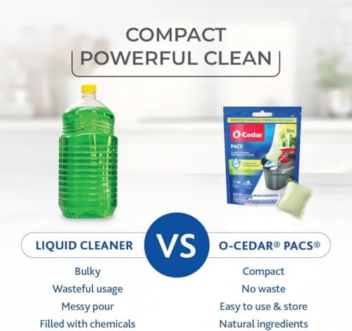O-Cedar Floor Cleaning 40ct Pacs Citrus Scent 10ct (4-Packs) - Image 2
