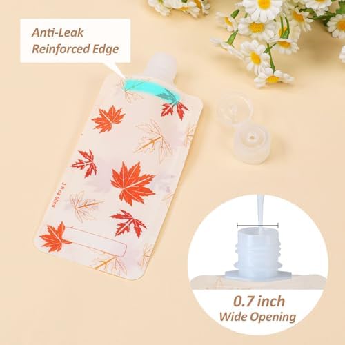PACKISM 11 Pack Travel Pouches for Toiletries - 90ml 3 oz Liquid Container - Image 6