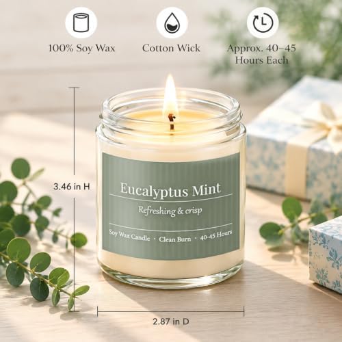 Scented Candles Gift Set,6 Pack Spring Summer Soy Wax Aromatherapy Candles - Image 3