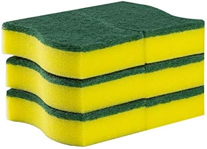 (6 Pack) Heavy Duty Scrub Sponges by SCRUBIT – Kitchen Dish, Sink and Bathroom Cleaning Scrubber Sponge - with Non-Smell Scouring Pad - Image 6