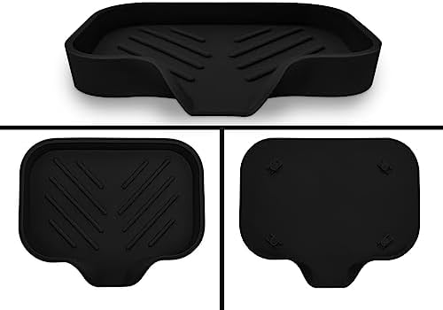 2 PCS Premium Black Self-Draining Soap Bar Holder - Elegant Soap Dish for Shower & Bathroom Use - Versatile Soap Dishes for Bar Soap - Durable Soap Holder & Bathroom Soap Dish Solution - Image 2
