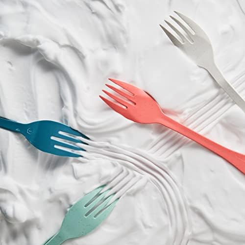 Knork Eco Togo Ware Reusable Bamboo 6 Piece Plant-Based Utensil Lunch Pack, Multi - Image 6