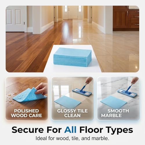Floor Cleaning Solution Tablet Deep Cleans for Multi-Effect Floor Clean Tablets, Tile and Vinyl Floors, Suitable With All Robot Vacuums with Mopping and Cordless Wet/Dry Vacuum Mop Cleaner (60 Piece) - Image 3