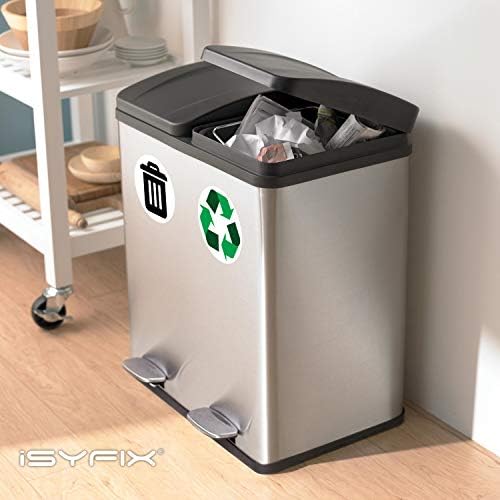 iSYFIX Recycle Sticker for Trash Can, 6 Pack, 5 inch - Image 5