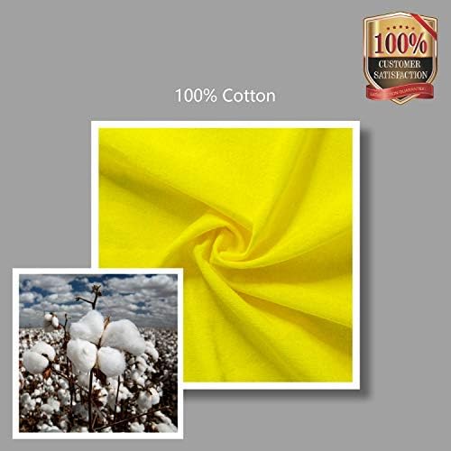 TOPDesign 6-Pack Economical 16"x15" Yellow Cotton Tote Bag, Lightweight Medium Reusable Grocery Shopping Cloth Bags, Suitable for DIY, Advertising, Promotion, Gift, Activity - Image 7