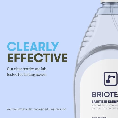 BRIOTECH Sanitizer Disinfectant, Hypochlorous Acid, Refill, 32 oz - Image 6