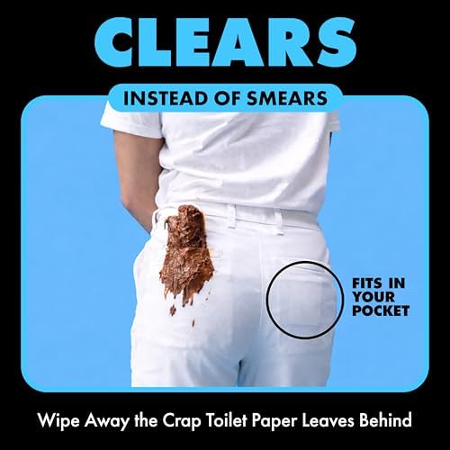 DUDE Wipes Unscented Pocket Packs, Adult Flushable Travel Wipes, 96 Count - Image 6