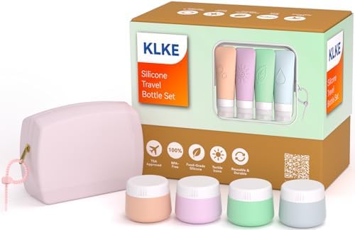 23 Pcs Travel Bottles for Toiletries,Travel Containers for Toiletries by KLKE