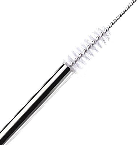 BaHoki Essentials Set of 4 Metal Stainless Steel Drinking Straws With Cleaning Brush Eco Friendly & Reusable - For Moscow Mules (Stainless Steel 9") Quality Straw to Enjoy Smoothies and Frozen Drinks - Image 4