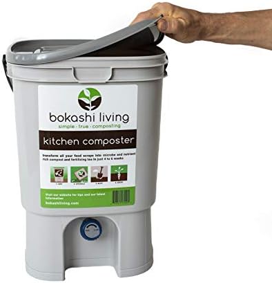Premium Bokashi Composting Starter Kit (Includes 1 Bokashi Bin, 2.2lbs of Bokashi Bran and Full Instructions) - Image 4
