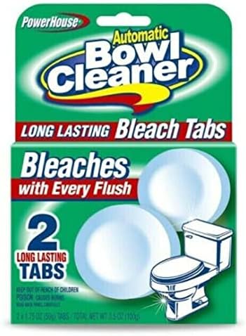 Automatic Toilet Bowl Cleaning Tablets, Bleach, 2-Pk. by Unknown