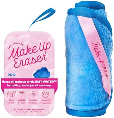 The Original MakeUp Eraser PRO, Effortlessly Remove All Makeup Using Only Water, Including Waterproof Mascara, Eyeliner, Foundation, Lipstick, Sunscreen,and More! Berry Blue, 1ct by MakeupEraser