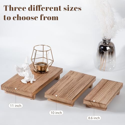 Bathroom Tray Farmhouse Decor Kitchen Soap Holder, 8.7"*3.6" Brown - Image 5