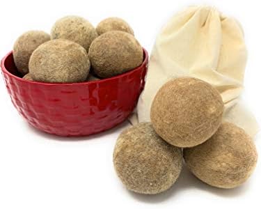 Alpaca Home 100% Alpaca Wool Dryer Balls - Felted - Set of 3 - Made in USA - All Natural Colors - Hypoallergenic by AlpacaHome