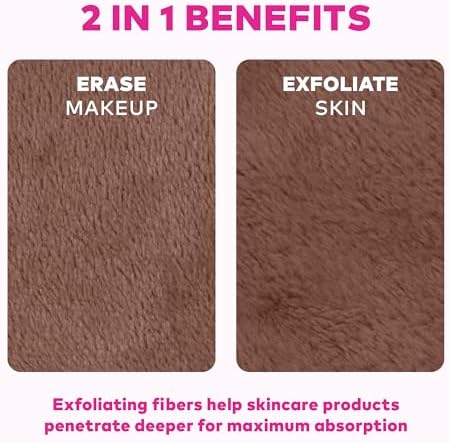 The Original MakeUp Eraser 7-Day Set, Erase All Makeup With Just Water, Including Waterproof Mascara, Eyeliner, Foundation, Lipstick, Sunscreen, and More! Neutrals, 7ct. - Image 6