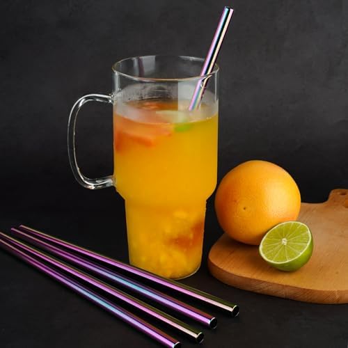 Tomorotec 8PCS Stainless Steel Straws Fit for 40oz Stanley Tumblers - Image 5