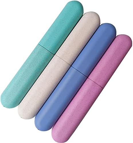 4 Pack Travel Toothbrush Case, Holder Toothbrush Travel Containers by ZYYC