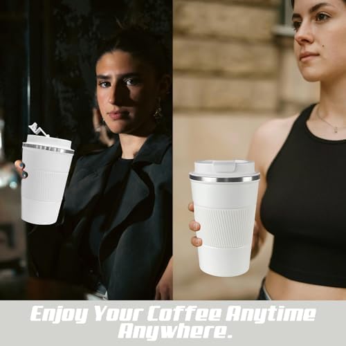 Vacuum Insulated Stainless Steel Travel Coffee Mug,Leak Proof Cup with Lid - Image 6