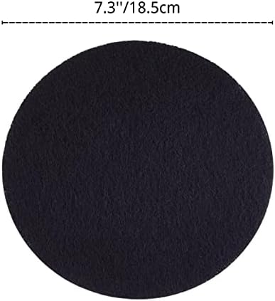 Perfnique Compost Bin Charcoal Filters, 12 Pack Filter Replacement for Compost Bucket, Kitchen Compost Bin Countertop Filters, Longer Lasting Activated Carbon Filters for Kitchen Pail Composter - Image 4
