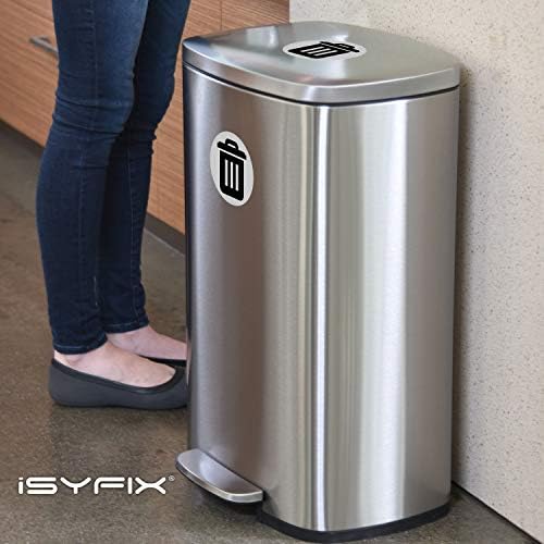 iSYFIX Trash Can Stickers Signs, 6 Pack, 5 inch - Image 6