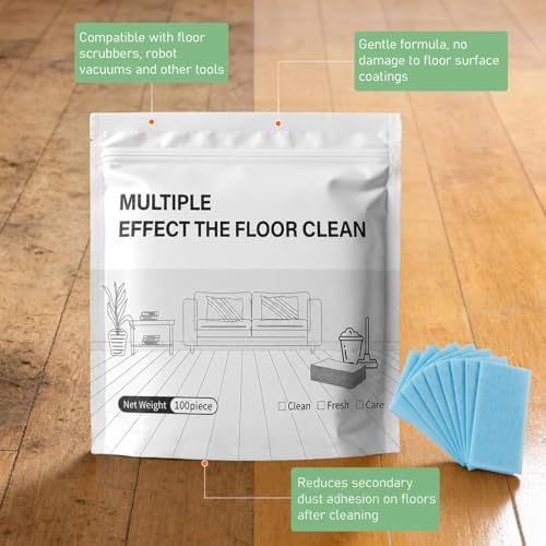 200pcs Multi-Surface Floor Cleaner Tablet, 2026 Upgraded Floor Cleaning Solution Tablets, Dissolvable Pre-Measured Deep Cleaning Cleaning Solution, for Hardwood, Tile, Floors(Blue) - Image 5