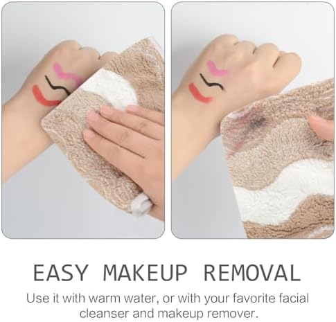 SINLAND Absorbent Coral Velvet Washcloth Ultra Soft Microfiber Face Towels 12 x 12 inch Multi-Purpose Face Cloths for Household and Sport - Image 4