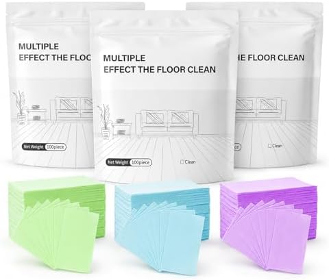 200 Piece Floor Cleaning Tablets, Multi-Surface Floor Cleaning Tablets for Mopping, Dissolvable Pre-Measured Concentrated Cleaner for Hardwood, Tile, Laminate, Vinyl Floors (Mix, 300Pcs) by Unknown