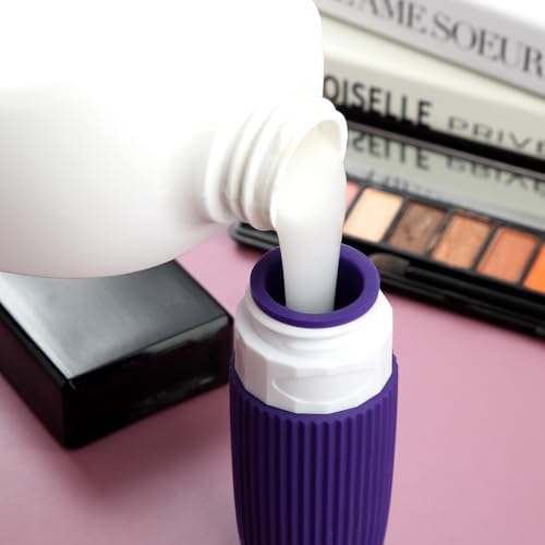 Mrsdry Travel Bottles for Toiletries, Tsa Approved 2oz Travel Bottles, BPA Free Leak Proof Travel Size Toiletry Containers, Refillable Travel Accessories with Toiletry Bag for Shampoo Liquid (4 Pack) - Image 3
