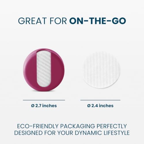 LastRound Reusable Makeup Remover Pads - 7 Washable Eco-Friendly Reusable Cotton Rounds for Face - Sustainable & Soft Cotton Face Pads for Facial Cleansing & Eye Makeup Removal - Travel Storage Case - Image 4