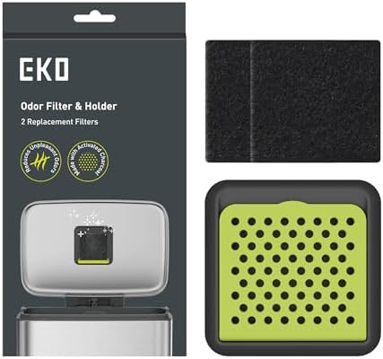 EKO Trash Can Deodorizer Filter Kit with Case, 2-Pack by EKO