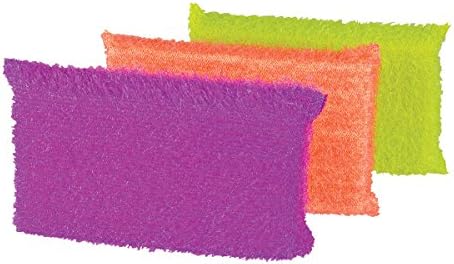 Casabella Multicolor Cellulose Scrub Sponges, Blue/Yellow/Pink, (Pack of 36) - Image 2