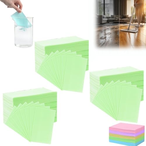 Variety of Scents Multiple Effect the Floor Cleans, 2026 Upgraded Floor Cleaning Solution Tablets, Dissolvable Pre-Measured Deep Cleaning Cleaning Solution (Green, 300Pcs) by Unknown