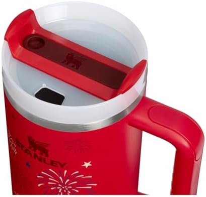 STANLEY Quencher H2.0 Flow State Tumbler, 40 oz, Chili Red Fireworks - Image 2