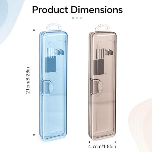 SynHHergyx 2 Pack Travel Toothbrush Holder Tooth Brush Case - Image 6