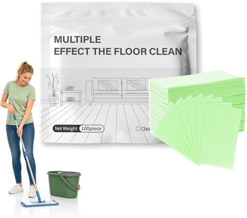 Floor Cleaning Tablets for Mopping, 100 Count Multi-Surface Cleaner Tabs for Hardwood Tile Laminate Floors, Floral Scent Mop Cleaning Solution for Home RV Office (Gardenia) by Unknown