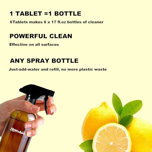 flowcheer All Purpose Multi Surface Cleaner Refills for Household (Lemon) - Image 2